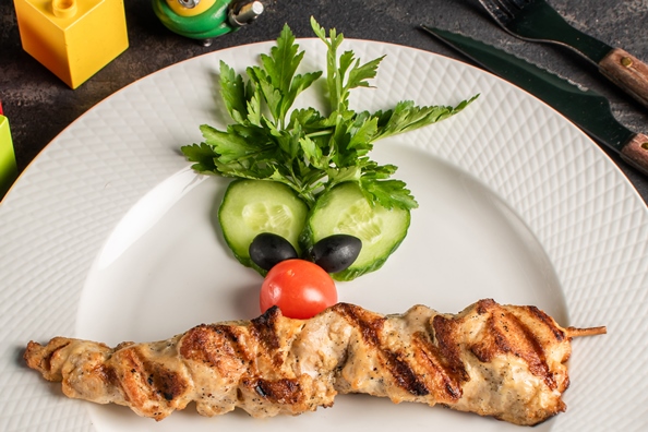 Шашлычок из цыпленка на гриле