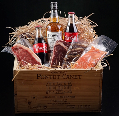 Подарочный сет Мясо с виски